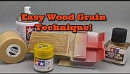 Easy Wood Grain Technique for Model cars and trucks!
