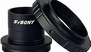 SVBONY Telescope Photo Adapter, T Adapter and T2 T Ring Adapter 1.25 inch Telescope Accessory Compatible for Nikon Camera and Telescope