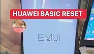 Huawei Basic Reset Tutorial | How to to reset Huawei basic tutorials
