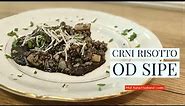Kako očistiti Sipu i napraviti Crni rižoto - risotto od sipe recept - risotto al nero di seppia