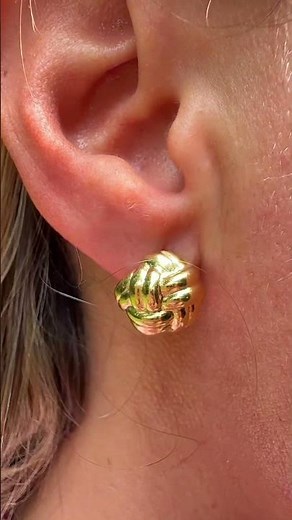 Aretes de Oro 10k Elegancia Clásica ✨✨✨#earrings#gold#jewerly#10k#joyeriafina