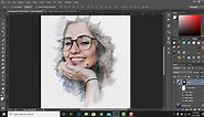 How to Create a Watercolor Painting Effect using Photoshop - Tutorial 01
