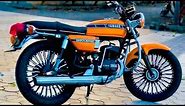 Yamaha rx100 customize in india 2023 || 🙋Yamaha RX 100 in to cafe racers custom || rx100 modified ||