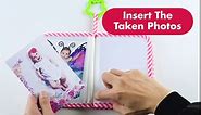 VNOM Baby Photo Album Soft Cloth Photo Book First Year Memory Album Shower Gift for Babies Newborns Toddlers & Kids,Holds 4x6 Inch Photos. (Pink)
