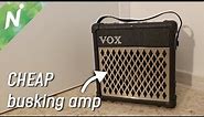 Vox mini5 rhythm guitar amplifier review - great for busking!