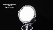 Vanity Mirror Makeup Mirror with Stand, 1X/15X Magnification Double Sided 360 Degree Swivel Magnifying Mirror, 6.25 Inch Portable Table Desk Counter top Mirror Bathroom Shaving Mirror