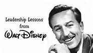 Walt Disney - VISION communicated and delivered!