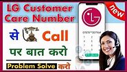 LG Customer Care Number | LG Helpline Number | LG Customer Care