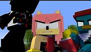 Amy Rose DANCES FOR SONIC and Knuckles is shocked by the dance | FNF Minecraft Animation