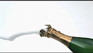 Slow Motion Champagne Bottle Opening HD with Video Footage Views of Cork Popping Slow Mo from Magnum