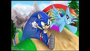 Sonic and Rainbow Dash Honeymoon