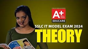 SSLC IT MODEL EXAM - THEORY - QUESTION 1