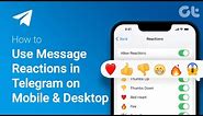 How to Use Message Reactions in Telegram on Mobile & Desktop | Emoji Reactions in Telegram