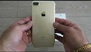 Apple iPhone 7 Plus Gold 128GB First Impression