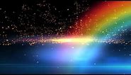 8K Beautiful Rainbow Realm Remake 4320p Motion Background