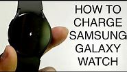 How To Charge Your Samsung Galaxy Watch 6!