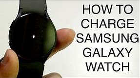 How To Charge Your Samsung Galaxy Watch 6!