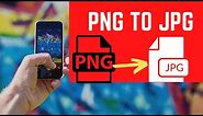 How to Convert PNG to JPG on Android Phone | How to Convert PNG Images to JPG on Android
