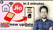 Jio eSIM Activation at Home in 2 Minutes | eSIM JIO Activation | 3 EASY Steps for Any iPhone (2024)