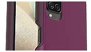 OtterBox Samsung Galaxy A12 Commuter Series Lite Case - VIOLET WAY, slim & tough, pocket-friendly, with open access to ports and speakers (no port covers),