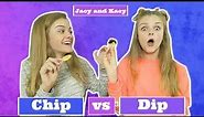 Chip vs Dip Challenge ~ Jacy and Kacy