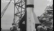 SCIENCE / TECHNOLOGY: Viking rocket fired from ship (1950)