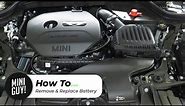 How To Remove and Replace Your Mini Battery | The Mini Guy | F56 Mini Cooper S