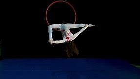 Sail - enchanting moody aerial hoop routine by Gaby Fleming, circus aerial dance performance