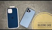 iPhone 13 Pro Max Silicone Case with MagSafe || Abyss Blue