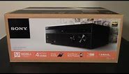 SONY STR-DH550 AV RECEIVER Review Unboxing a Look at What's in the Box | amusement420