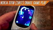 How to play snake game on the Nokia 3310 (2017): Demo