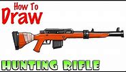 How to Draw Hunting Rifle | Fortnite