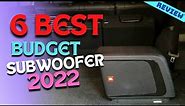 Best Budget Car Subwoofer of 2022 | The 6 Best Car Subwoofers Review