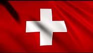 Switzerland Flag Waving | Swiss Flag Waving | Switzerland Flag Screen