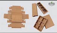 How to Fold Kraft Slide Drawer Style Boxes with Insert Divider