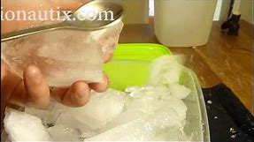 How to make block of ice at home