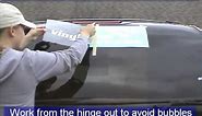 How to Install a Large Vinyl Decal or Sticker