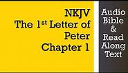 1st Peter 1 - NKJV - (Audio Bible & Text)