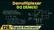 Introduction to Demultiplexer | 1:2 DEMUX