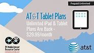 AT&T Brings Back Unlimited Tablet Plans for $29.99/month