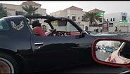 1979 Pontiac Firebird Trans Am 6.6-litre V8 403 Dubai drive sounds AMAZING!