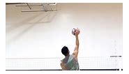 Volleyball Practice : spiking, serving, machine passing