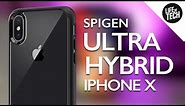 Spigen Ultra Hybrid Case for iPhone X - Review (Matte Black) + Spigen Screen Protectors! [4K]