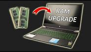 How to Upgrade RAM on HP Pavilion Gaming Laptop 15