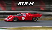Ferrari 512 M | Incredible V12 sound on slippery Zolder 2023