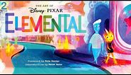 The Art of Disney Pixar Elemental, Concept Art, Flip through review, making of art book