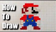 How to draw 8-bit Mario