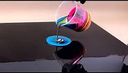 The Black Hole technique - Acrylic fluid art painting
