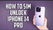 How To Unlock iPhone 14 Pro