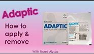Adaptic : Application and removal